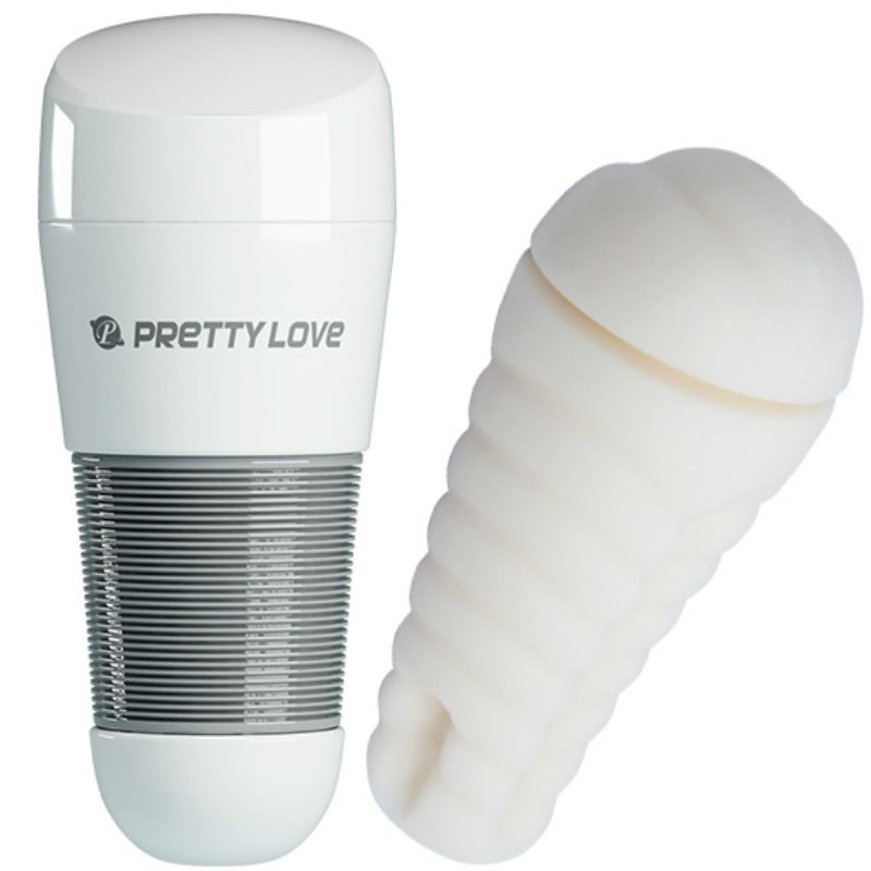 PRETTY LOVE - MASTURBATORE MASCHILE KITTY CON VAGINA BIANCO MOD 2