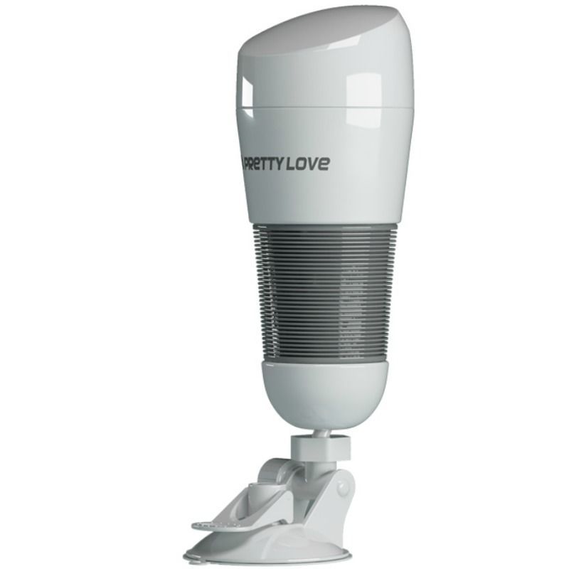 PRETTY LOVE - HEDY MASTURBATORE VIBRANTE CON VAGINA COLORE BIANCO
