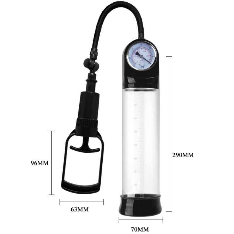 PRETTY LOVE - ALEXANDER ERECTION PUMP WITH BAROMETER POMPA PER EREZIONE CON BAROMETRO