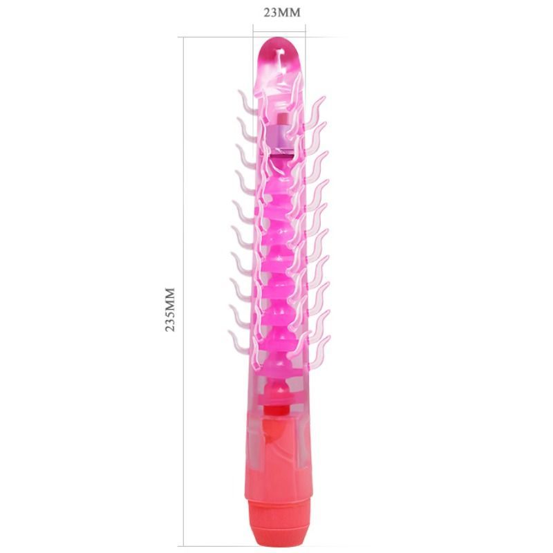 VIBRATORE FLESSIBILE CON STIMOLATORE CLITORIDEO, MULTI-VELOCITÀ, ERGONOMICO