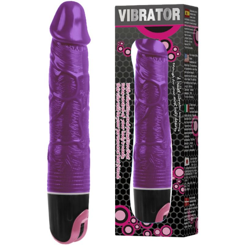 VIBRATORE ROTATORE CON OSCILLAZIONE E SPINTA ROSA