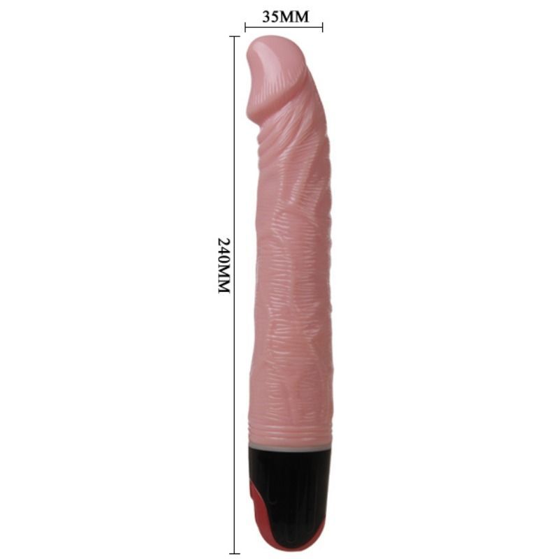 VIBRATORE REALISTICO MULTIVELOCITÀ 21,5 CM ROSA