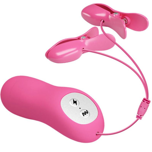 BAILE - ROMANTIC WAVE PINZETTE CON VIBRAZIONE ED ELETTROSHOCK FUCSIA