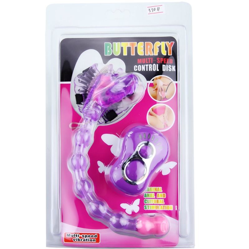 BAILE - BUTTERFLY VIBRATORE STRAP ON LILLA