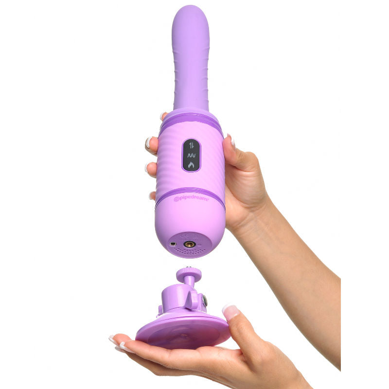 VIBRATORE AUTOMATICO CON MOVIMENTO DI SPINTA, TELECOMANDO RICARICABILE