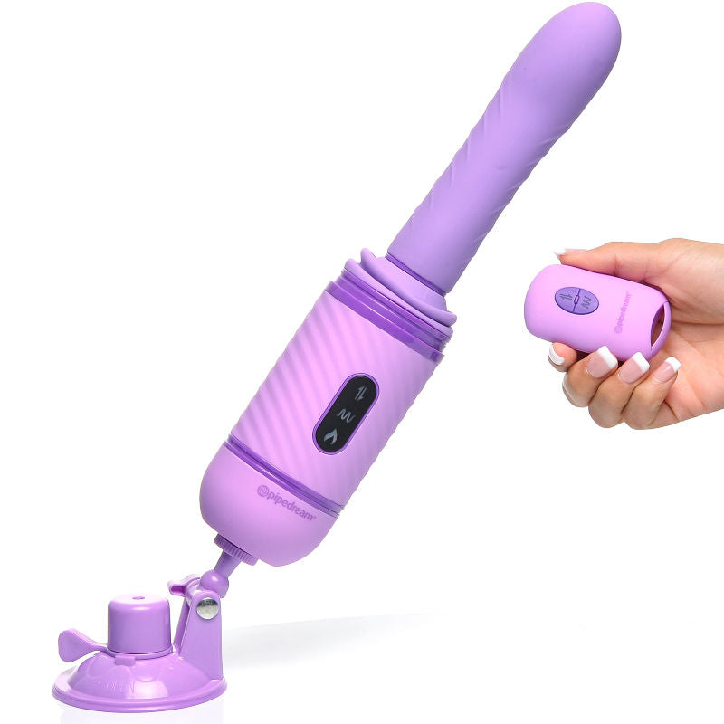 VIBRATORE AUTOMATICO CON MOVIMENTO DI SPINTA, TELECOMANDO RICARICABILE