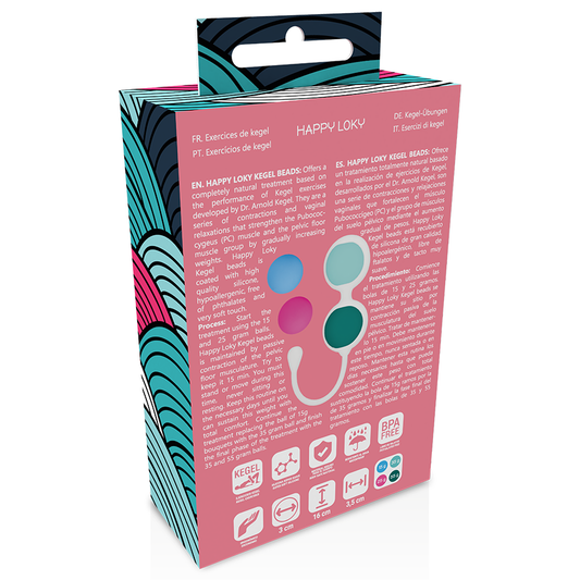 HAPPY LOKY - SET 4 PALLINE DI KEGEL VARI PESI