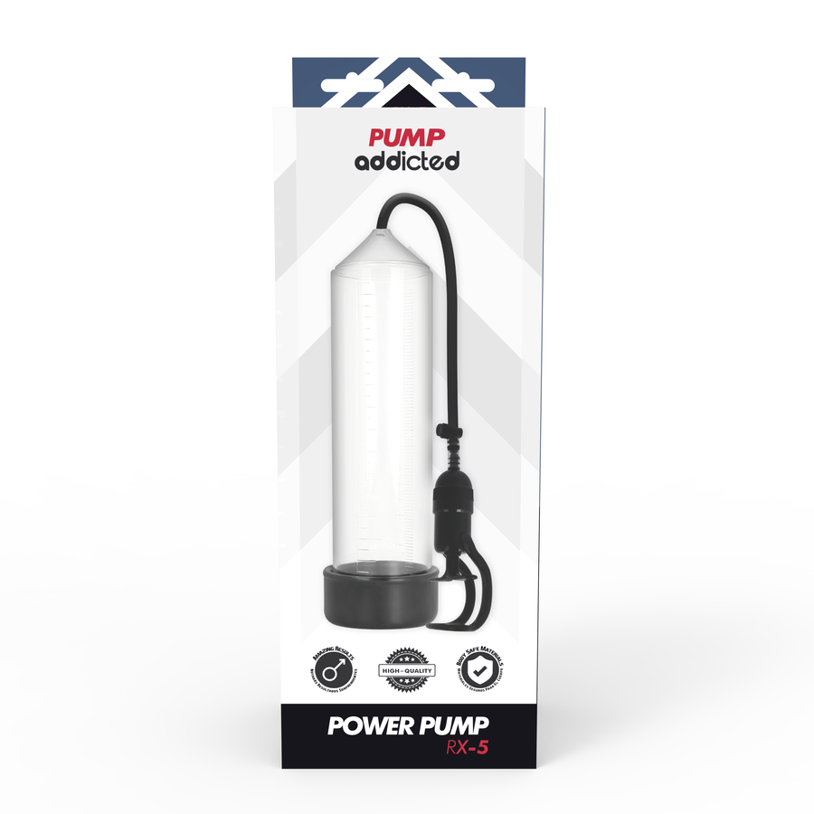 PUMP ADDICTED - RX5 POMPA POTENZIAMENTO PENE TRASPARENTE