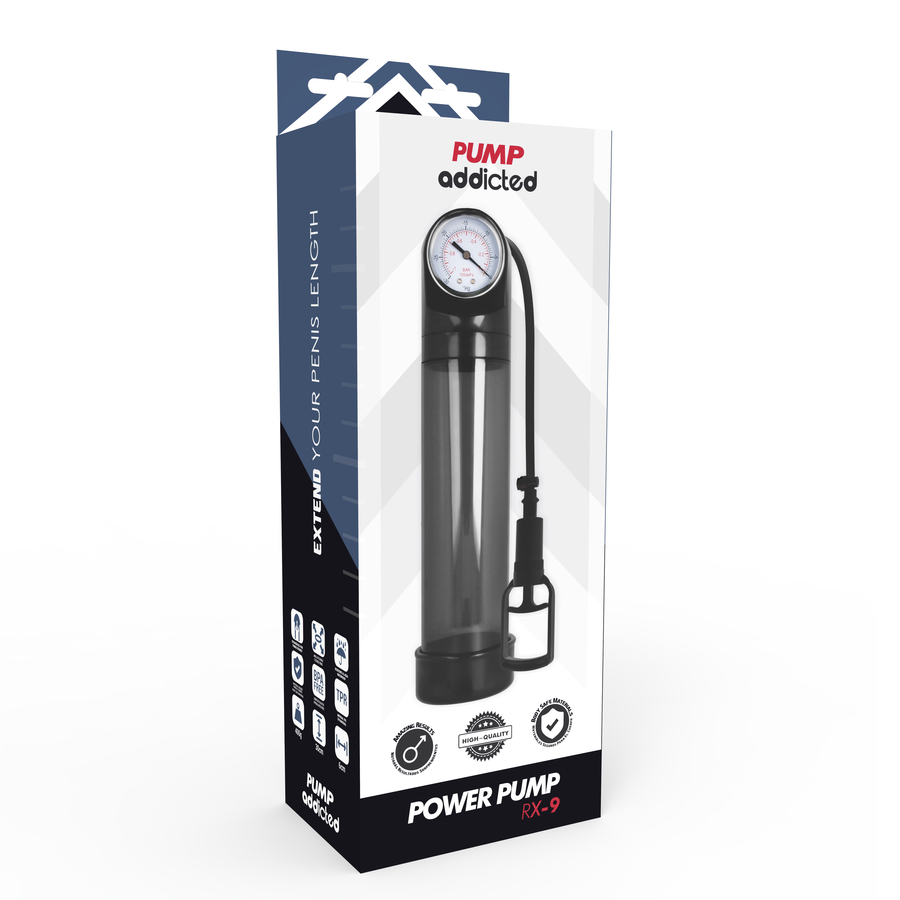PUMP ADDICTED - RX9 POMPA POTENZIAMENTO PENE TRASPARENTE