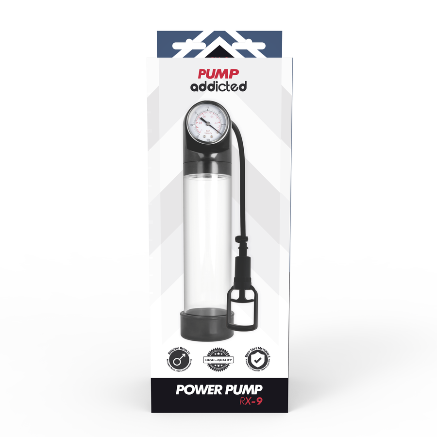 PUMP ADDICTED - RX9 POMPA PER POTENZIAMENTO PENE TRASPARENTE