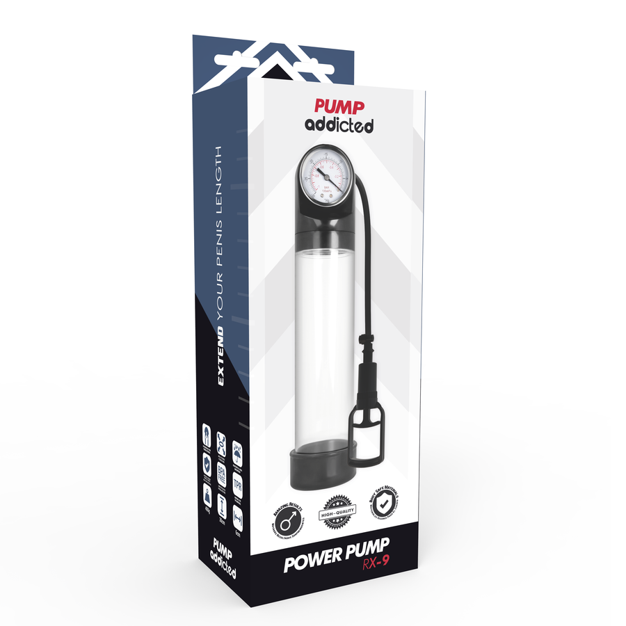 PUMP ADDICTED - RX9 POMPA PER POTENZIAMENTO PENE TRASPARENTE