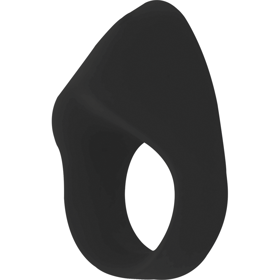 INTENSE - OTO  ANELLO VIBRANTE RICARICABILE NERO