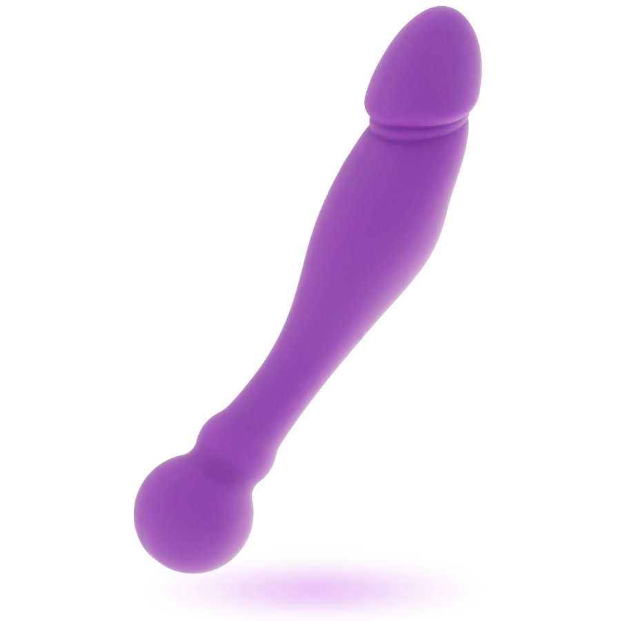 INTENSE - RICK MASSAGGIATORE DOPPIO IN SILICONE LILLA