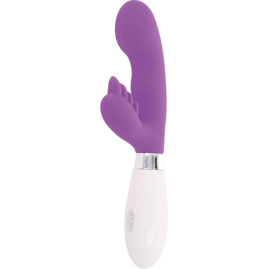 GLOSSY - ELVIS MASSAGGIATORE RABBIT VIOLA