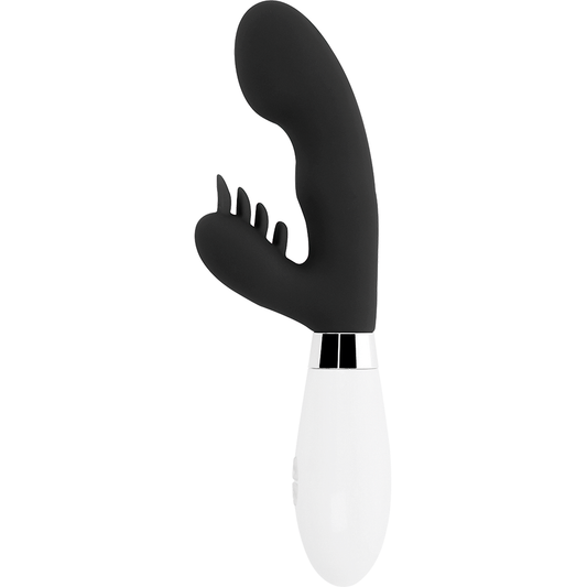 GLOSSY - ELVIS MASSAGGIATORE  RABBIT NERO