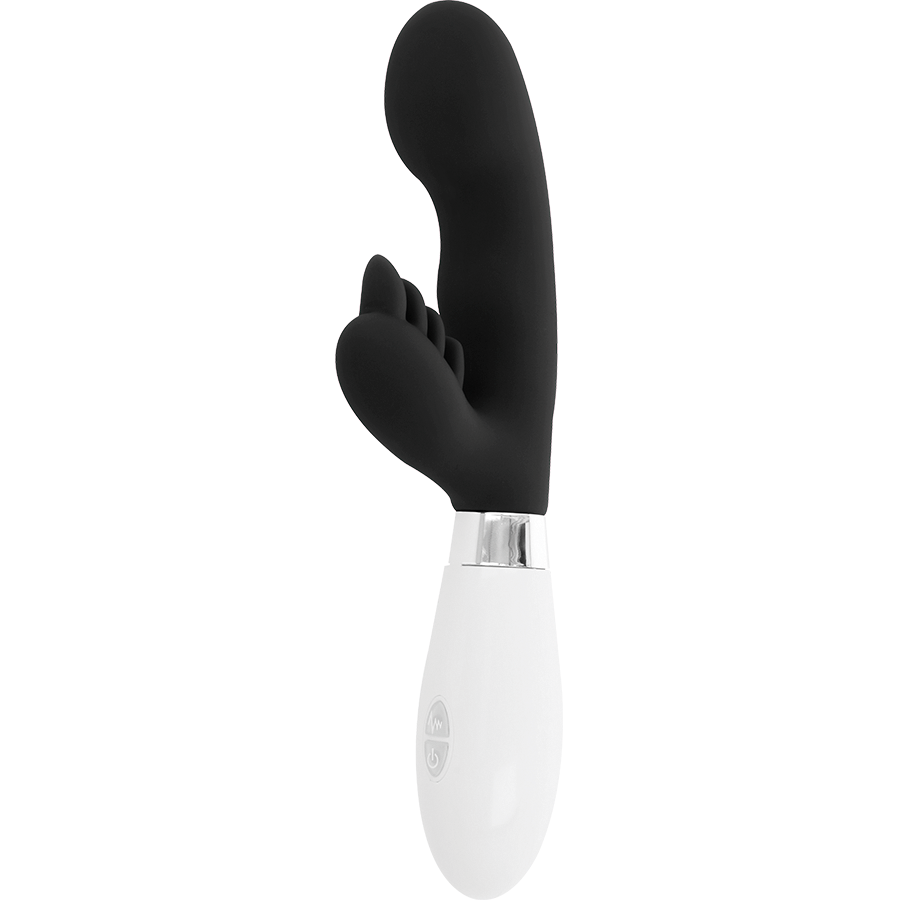 GLOSSY - ELVIS MASSAGGIATORE  RABBIT NERO