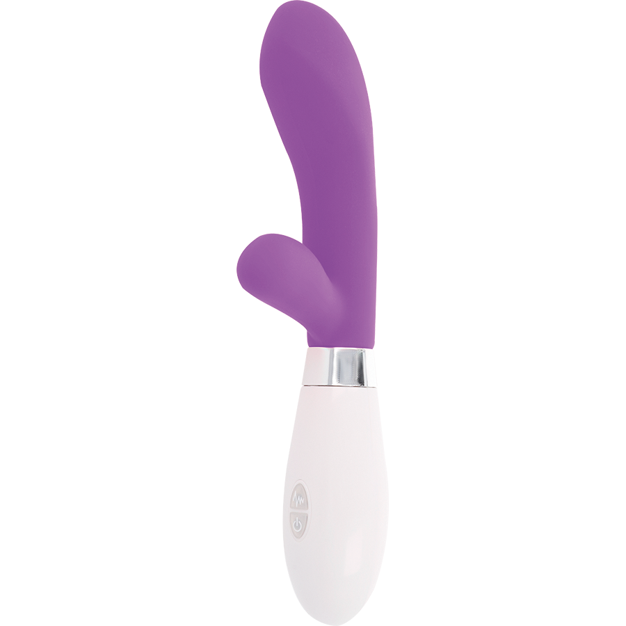 GLOSSY - JACKSON MASSAGGIATORE CON RABBIT VIOLA