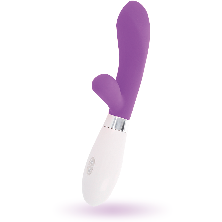 GLOSSY - JACKSON MASSAGGIATORE CON RABBIT VIOLA