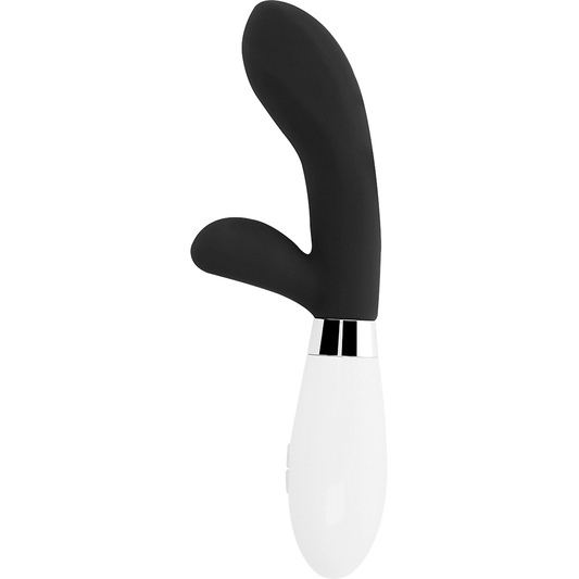 GLOSSY - JACKSON MASSAGGIATORE CON RABBIT NERO