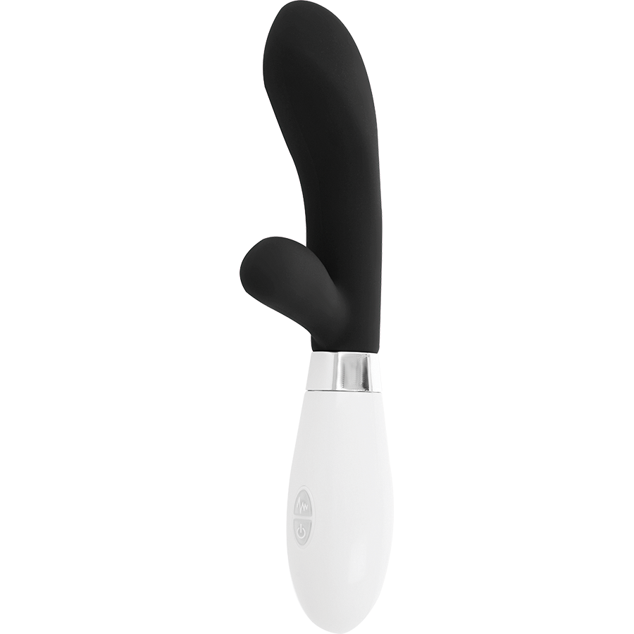 GLOSSY - JACKSON MASSAGGIATORE CON RABBIT NERO