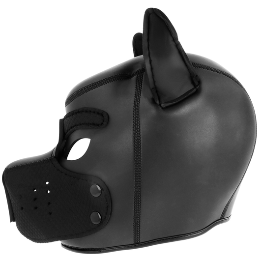 DARKNESS - MASCHERA CANE IN NEOPRENE CON MUSERUOLA RIMOVIBILE M