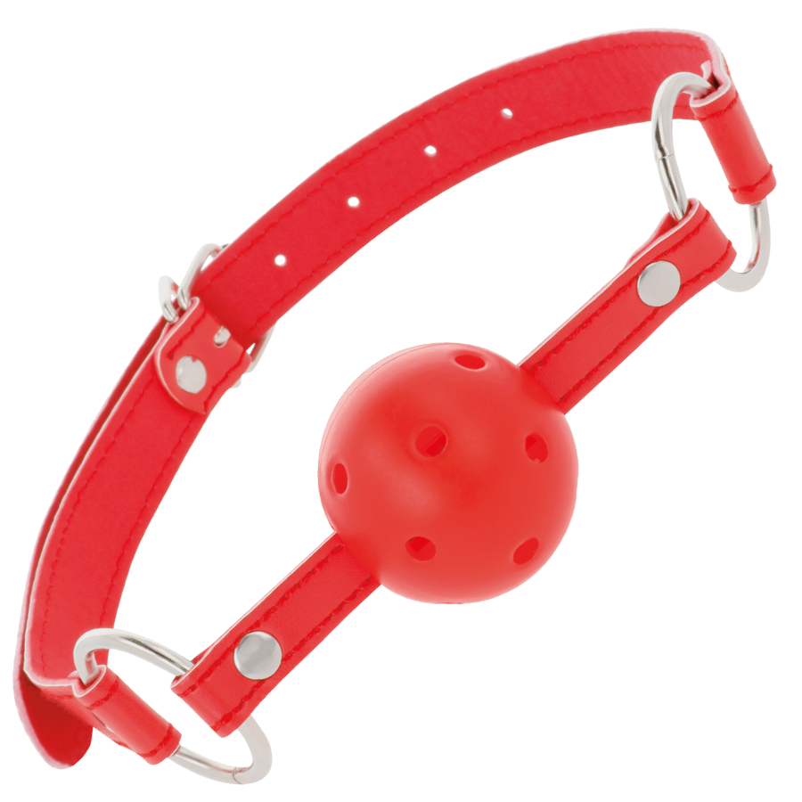 DARKNESS - BALL GAG FORATO ROSSO