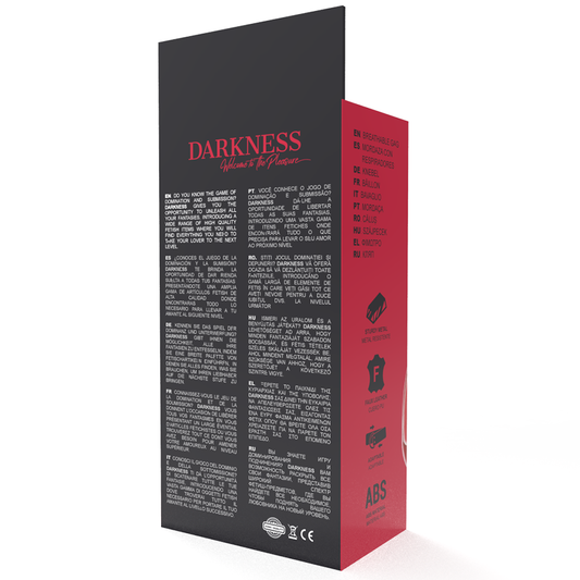 DARKNESS -  BALL GAG FORATO ROSSO