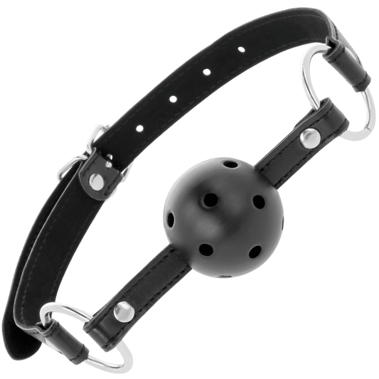 DARKNESS - BALL GAG FORATO NERO