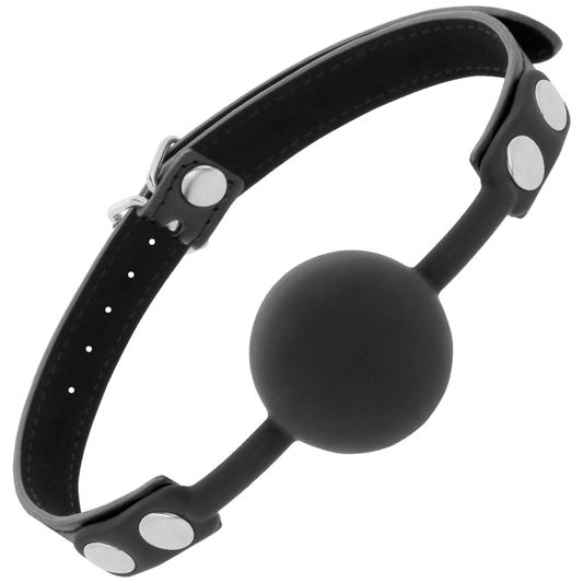 DARKNESS - GAG IN  SILICONE NERO