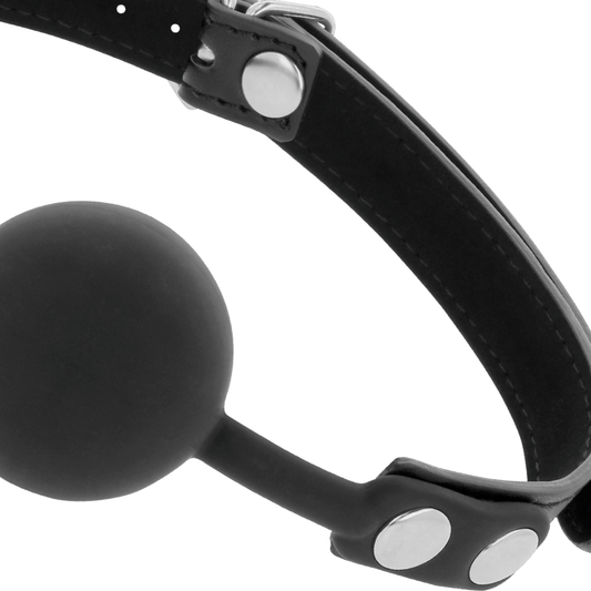 DARKNESS - GAG IN  SILICONE NERO