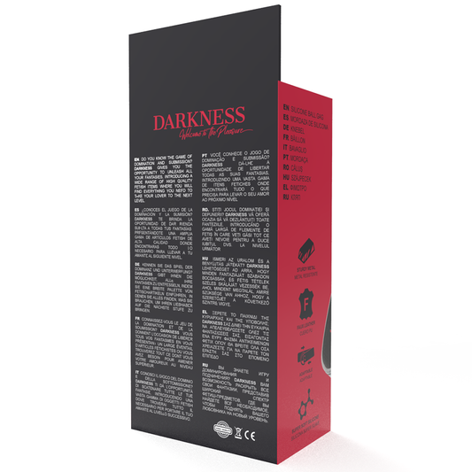 DARKNESS - GAG IN SILICONE ROSSO