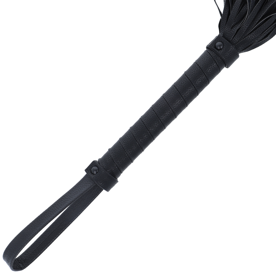 DARKNESS - FRUSTA BONDAGE IN PELLE NERA 42CM