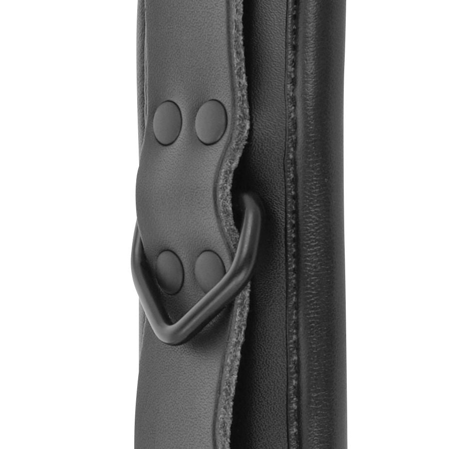 DARKNESS  - MANETTE REGOLABILI IN PELLE NERA