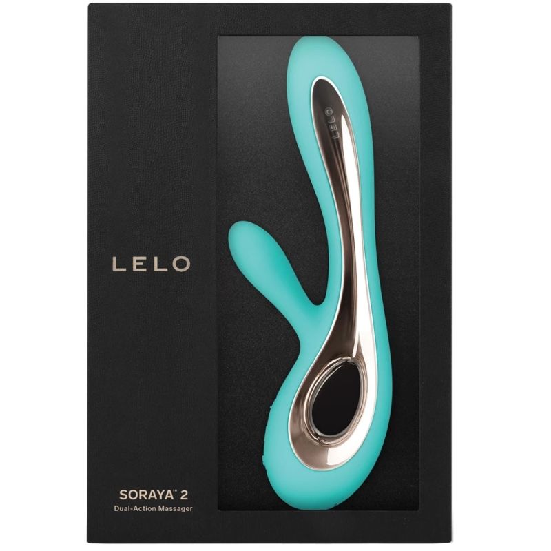 LELO - SORAYA 2 VIBRATORE CON RABBIT VERDE ACQUA