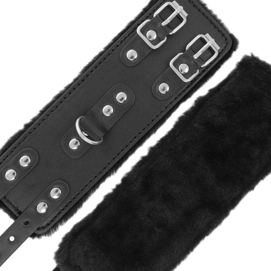 MANETTE REGOLABILI IN PELLE, COMFORT INTERNO, VERSATILI POLSI E CAVIGLIE