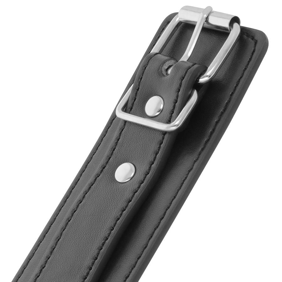 MANETTE REGOLABILI CON DOPPIO NASTRO, PELLE PVC, NERE