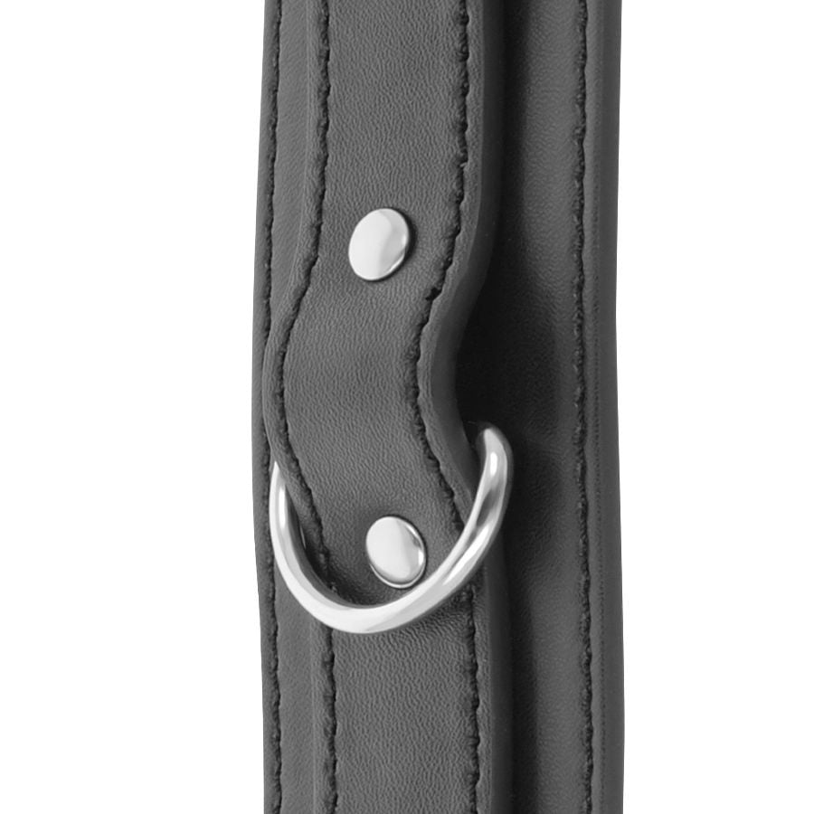 MANETTE REGOLABILI CON DOPPIO NASTRO, PELLE PVC, NERE