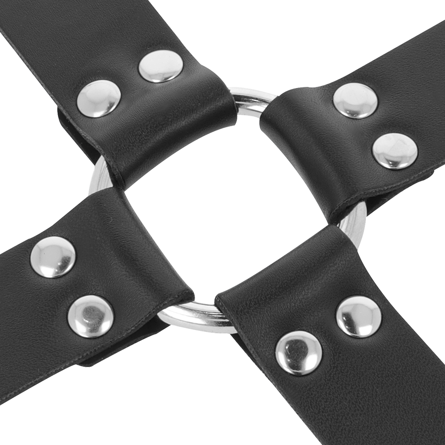 DARKNESS - MANETTE E CAVIGLIERE NERE  IN PELLE PVC 