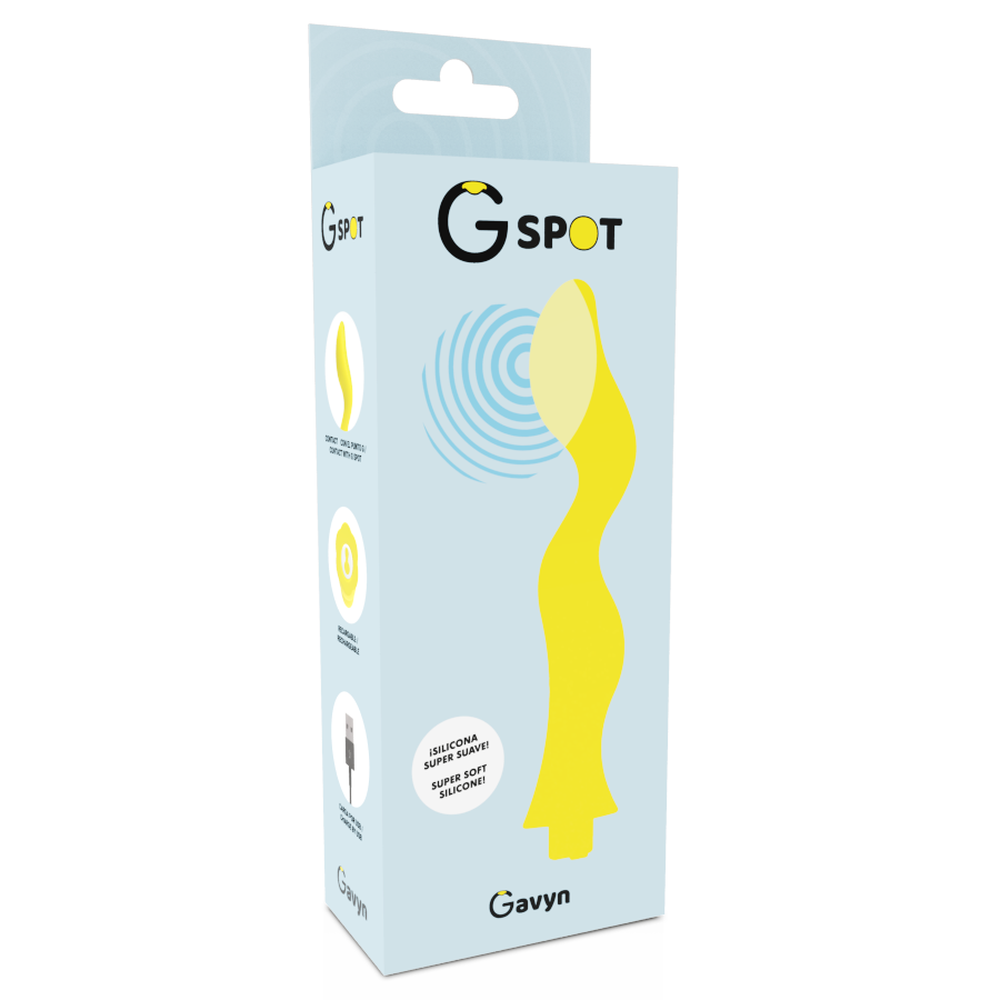 G-SPOT - GAVYN  VIBRATORE PUNTO G GIALLO 