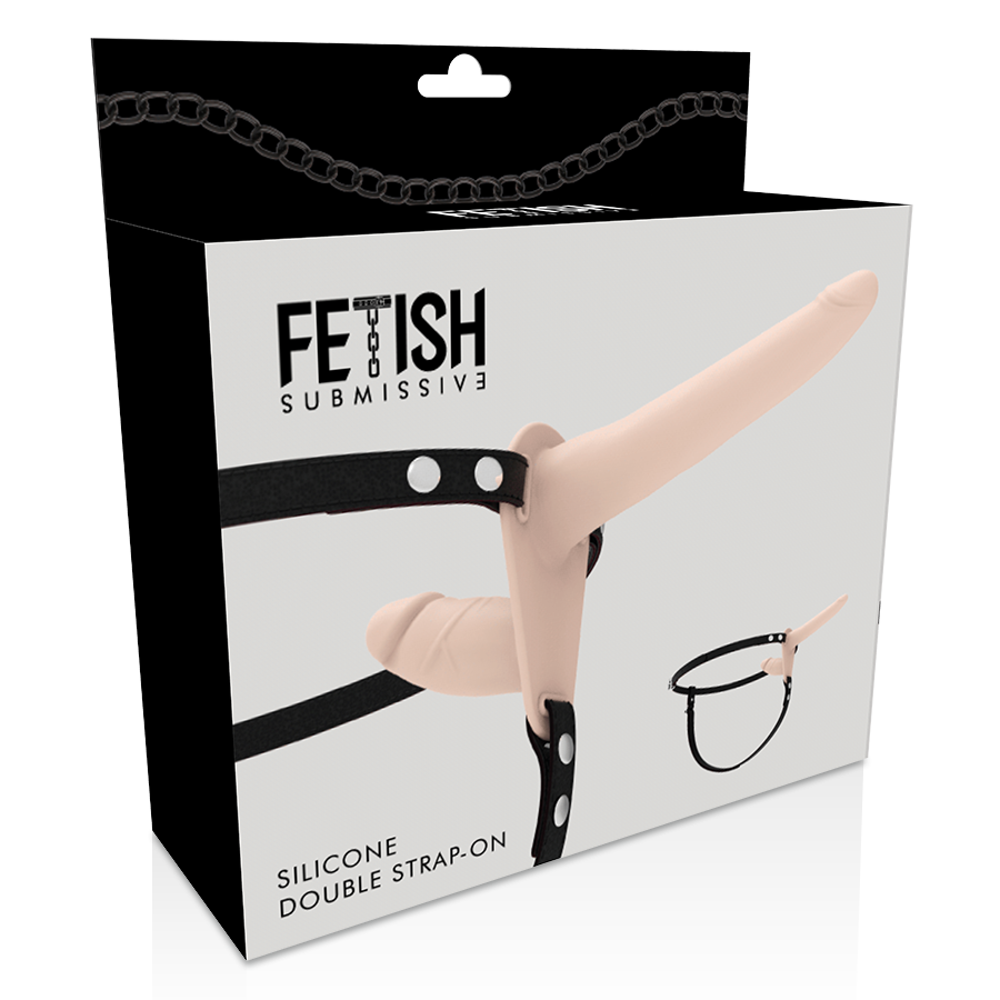 FETISH SUBMISSIVE - HARNESS DOPPIA PENETRAZIONE NUDE