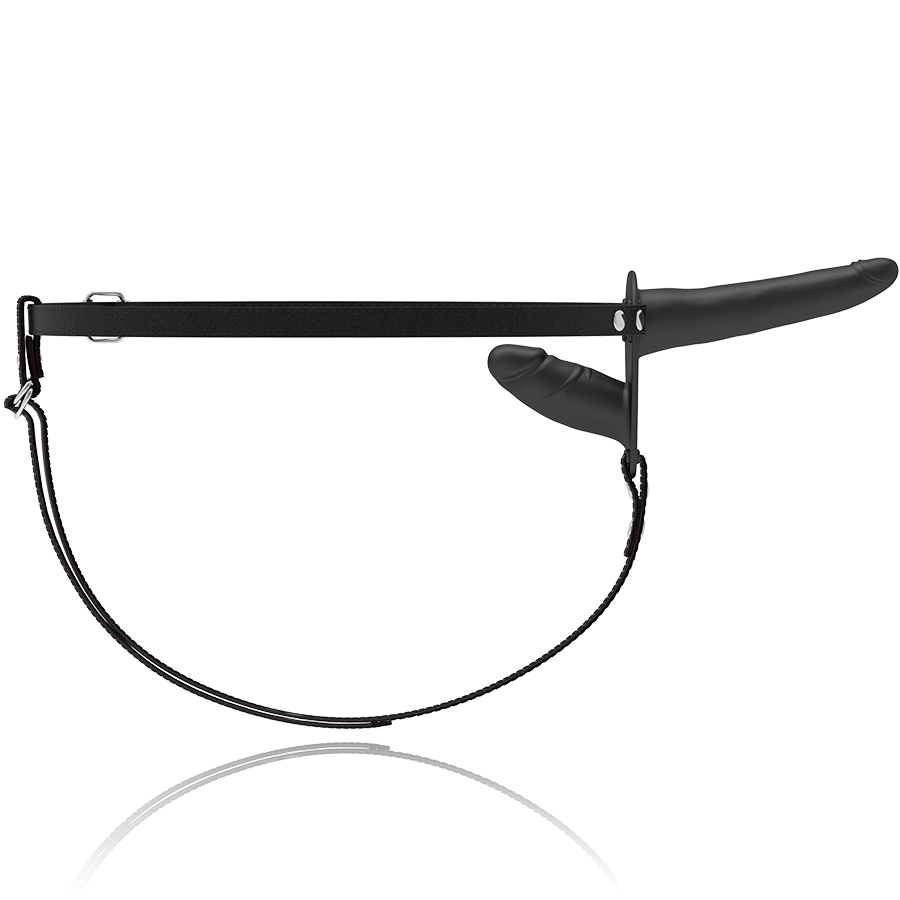 FETISH SUBMISSIVE - HARNESS DOPPIA PENETRAZIONE NERO