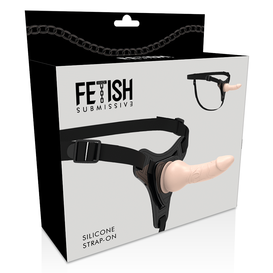 FETISH SUBMISSIVE - HARNESS IN SILICONE REALISTICO 16 CM NUDE