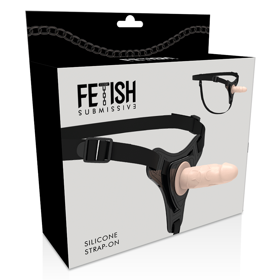 FETISH SUBMISSIVE - HARNESS IN SILICONE REALISTICO NUDE 12,5 CM
