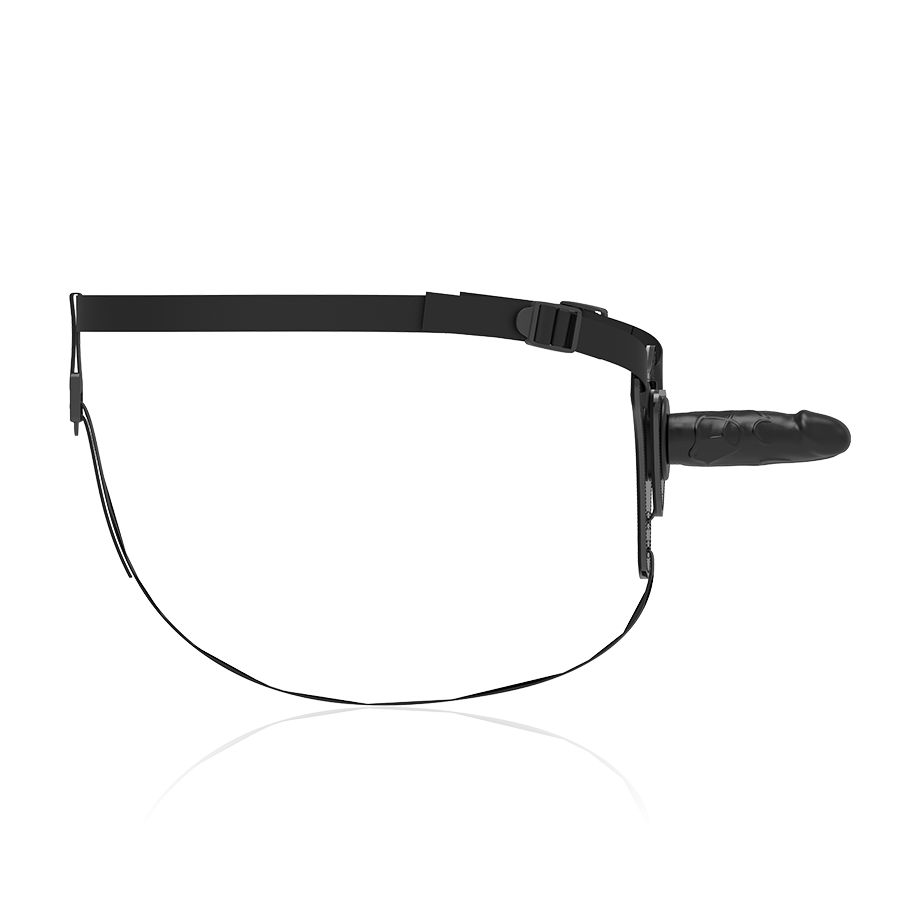 FETISH SUBMISSIVE - HARNESS IN SILICONE  REALISTICO 15 CM NERO