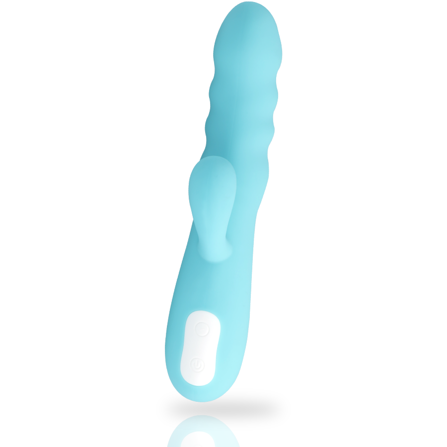 MIA - EIFFEL VIBRATORE ROTANTE BLU TURCHESE