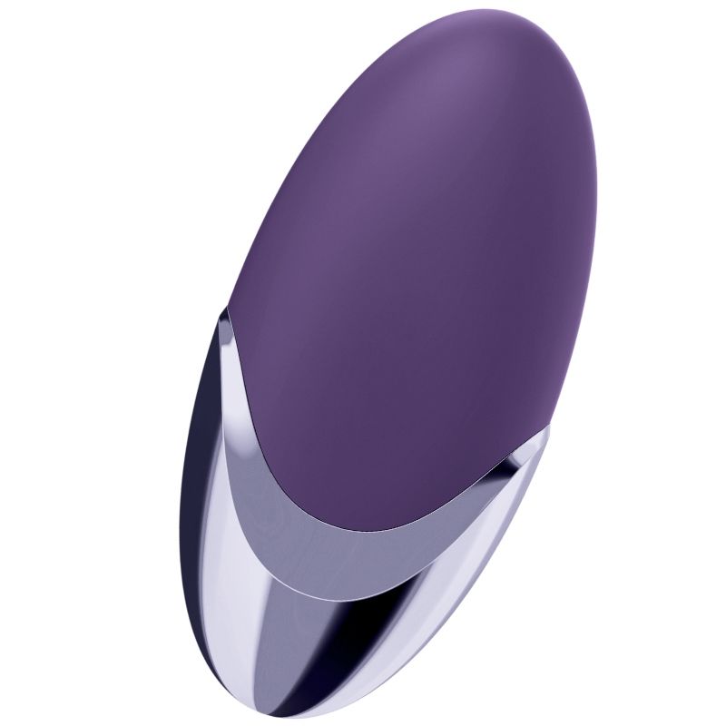 SATISFYER - PURPLE PLEASURE VIBRATORE STIMOLATORE CLITORIDE LAY-ON  VIOLA