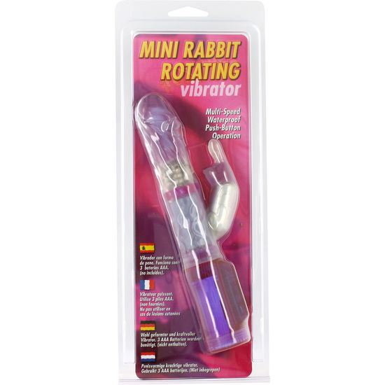 SEVEN CREATIONS - VIBRATORE ROTANTE IN JELLY CON RABBIT