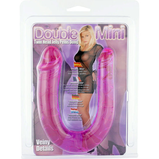 SEVEN CREATIONS - DILDO CON DOPPIA PUNTA IN JELLY FLESSIBILE