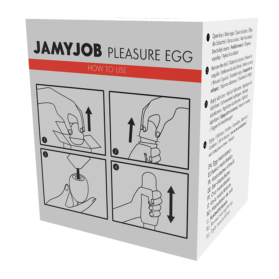 JAMYJOB - DISCRETT OVETTO MASTURBATORE RED EDITION 