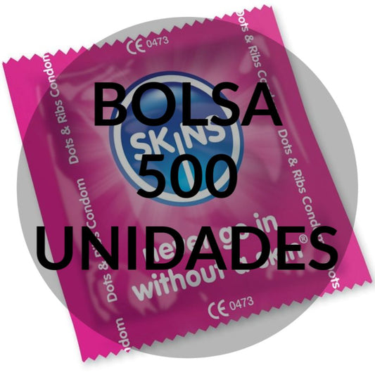 SKINS POINTS AND STRETCH MARKS- PRESERVATIVI  BAG 500 UNITÀ